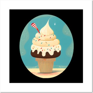 Cute Cupcake Posters and Art